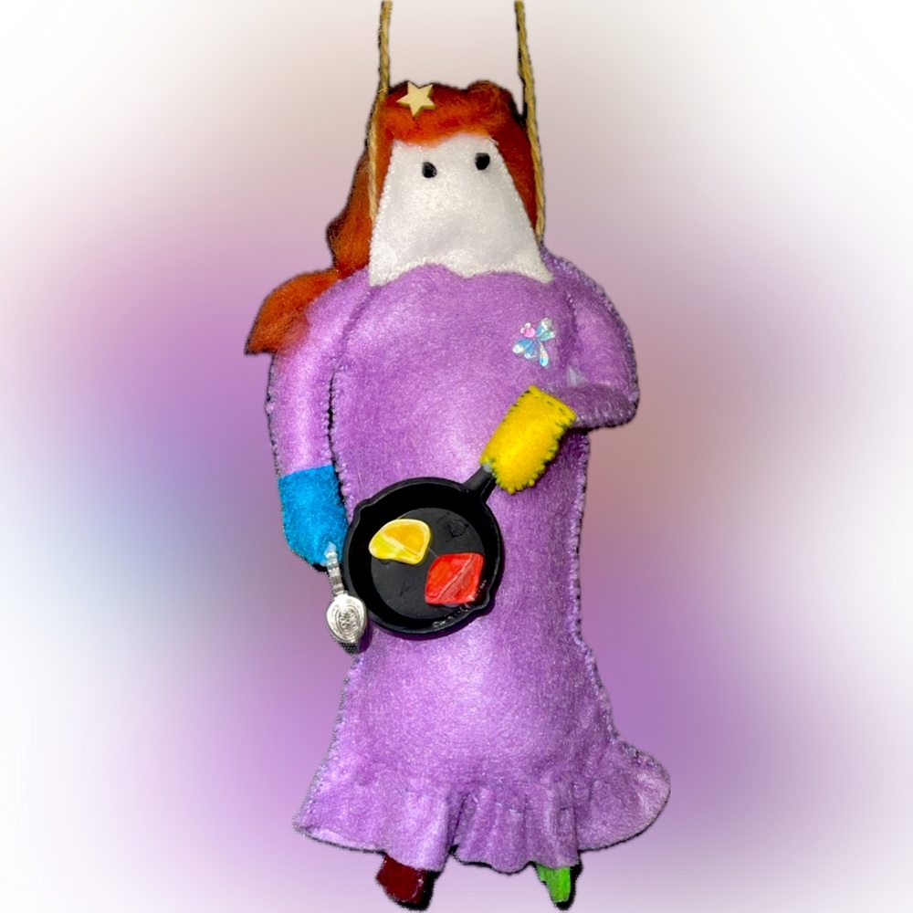 Mummer Ornament Hand Sewn